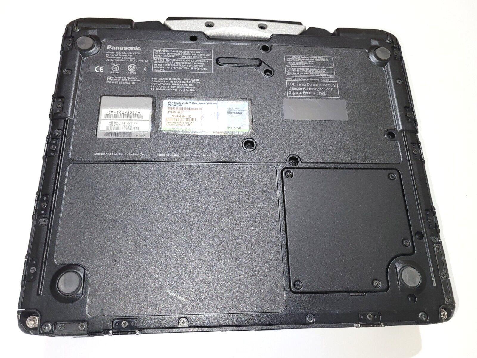 PANASONIC CF-30 L7500 2 DUO 1.6GHZ/NEW 1TB / NEW 4GB/ NEW BAT/ 0 HOUR/ ZERO HOUR