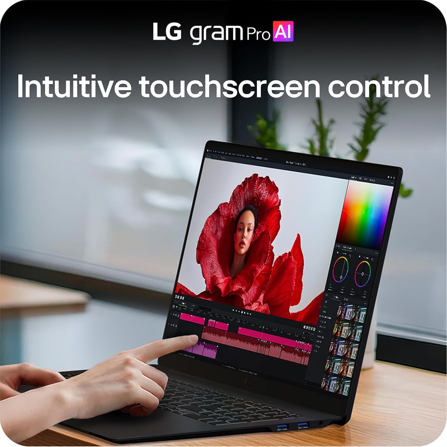 LG Gram Pro 17: Ultra 7 355, 32GB RAM, 1TB SSD, 17″ 2560×1600 Touchscreen