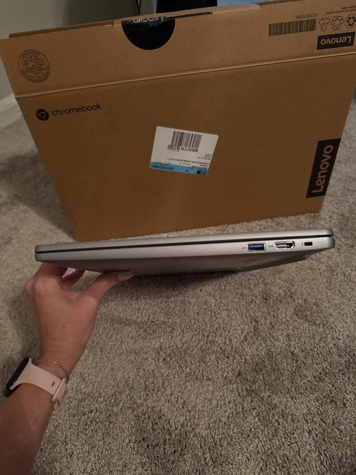Lenovo Chromebook Laptop IdeaPad3- 64gb emmc, 15.6 display