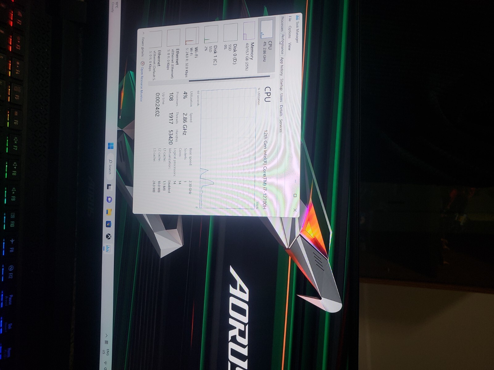 gigabyte aorus 5 se4 360hz, 130W 3070, 14 core 20 thread, gaming laptop