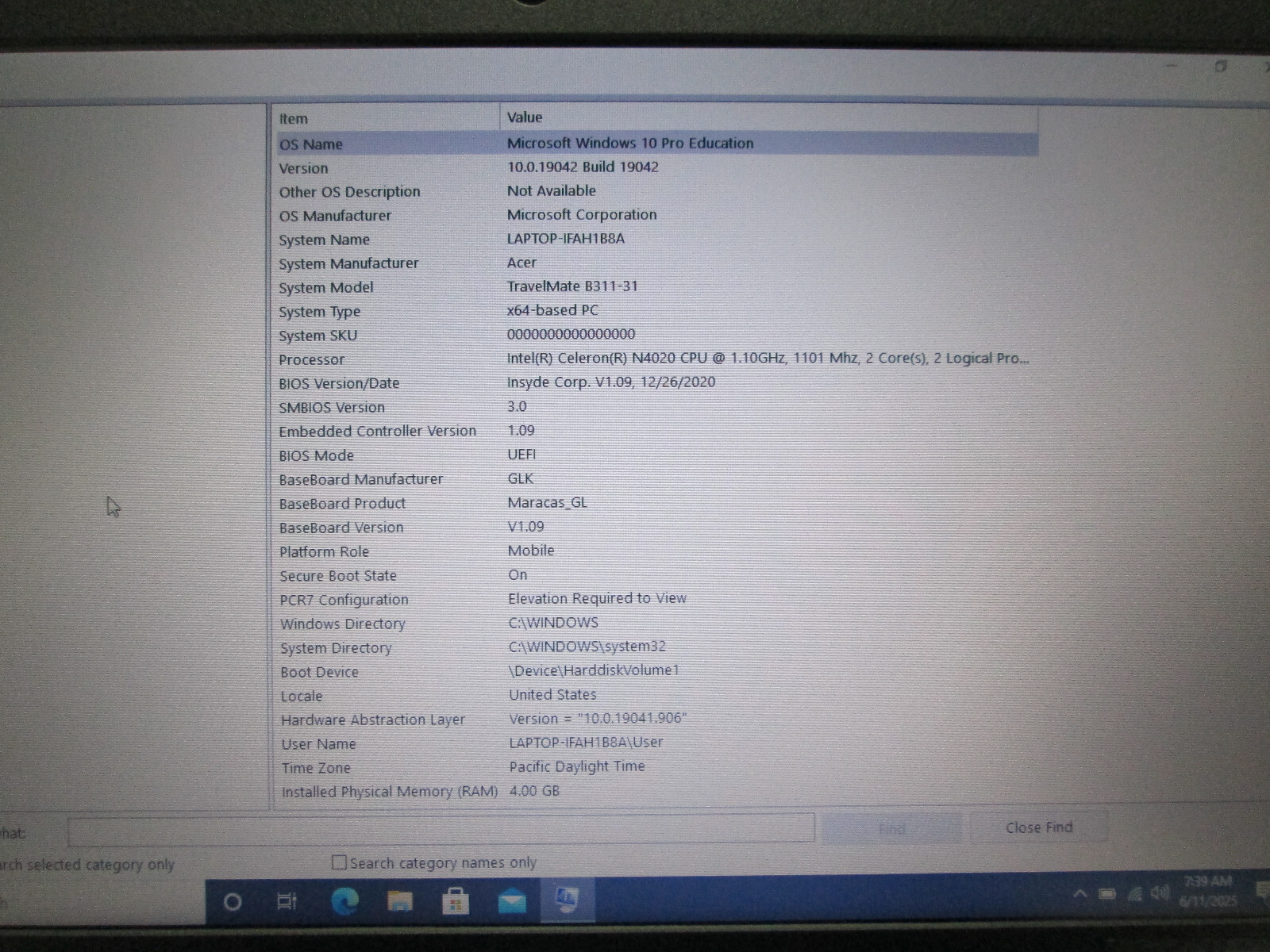 Acer TravelMate B3 B311-31 Student Laptop PC Computer 64GB SSD Windows 10 SKUF