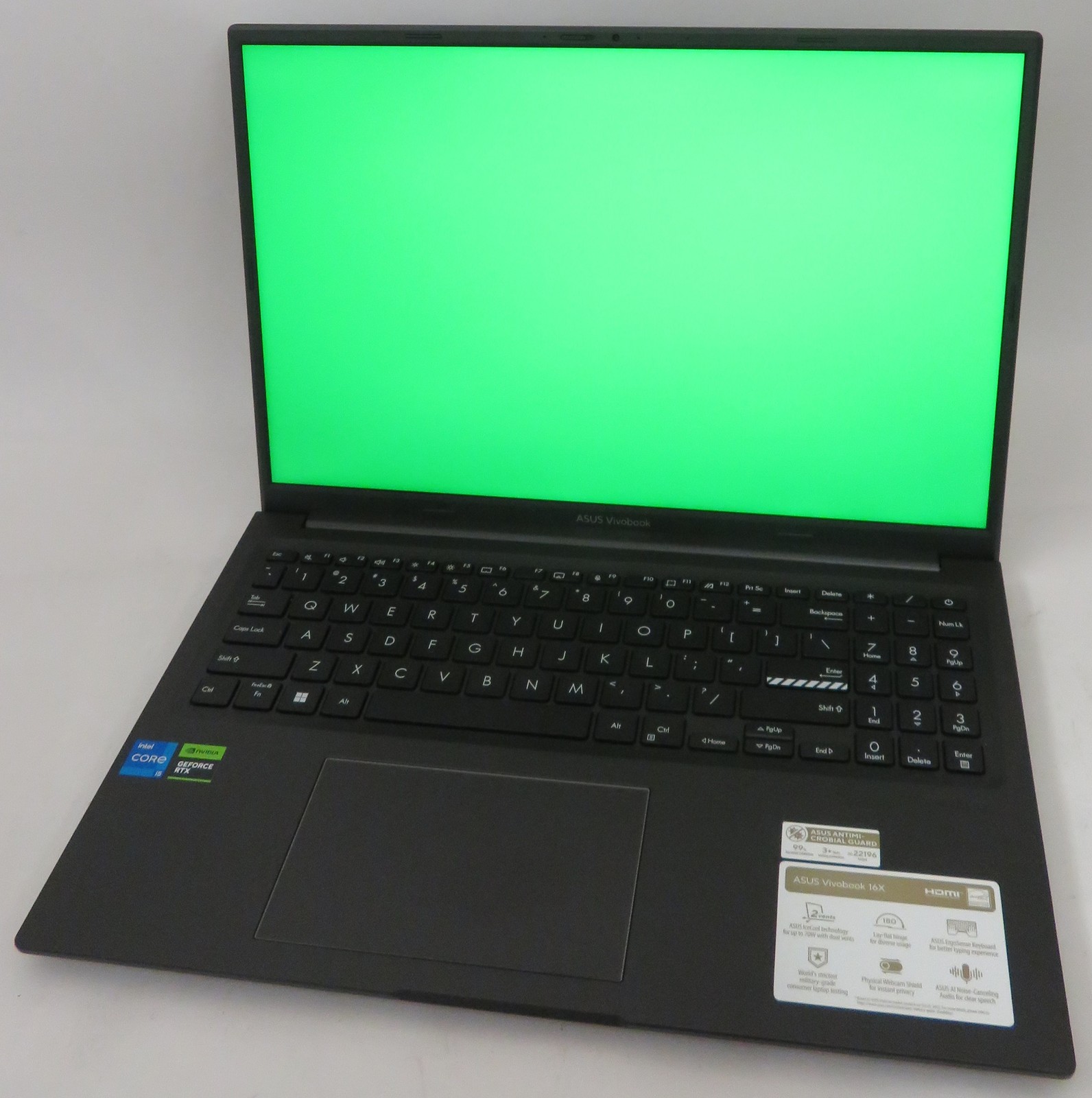 ASUS Vivobook 16X K3605ZC 16in i5-12450H@2.0GHz 8GB RAM 512GB RTX 3050 W11 H