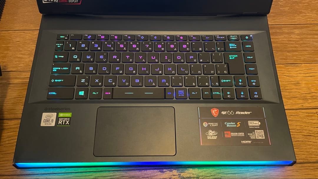 MSI GE66 Raider i9-10980HK 16GB 256GB SSD Windows 11 Pro Office 2021 Junk