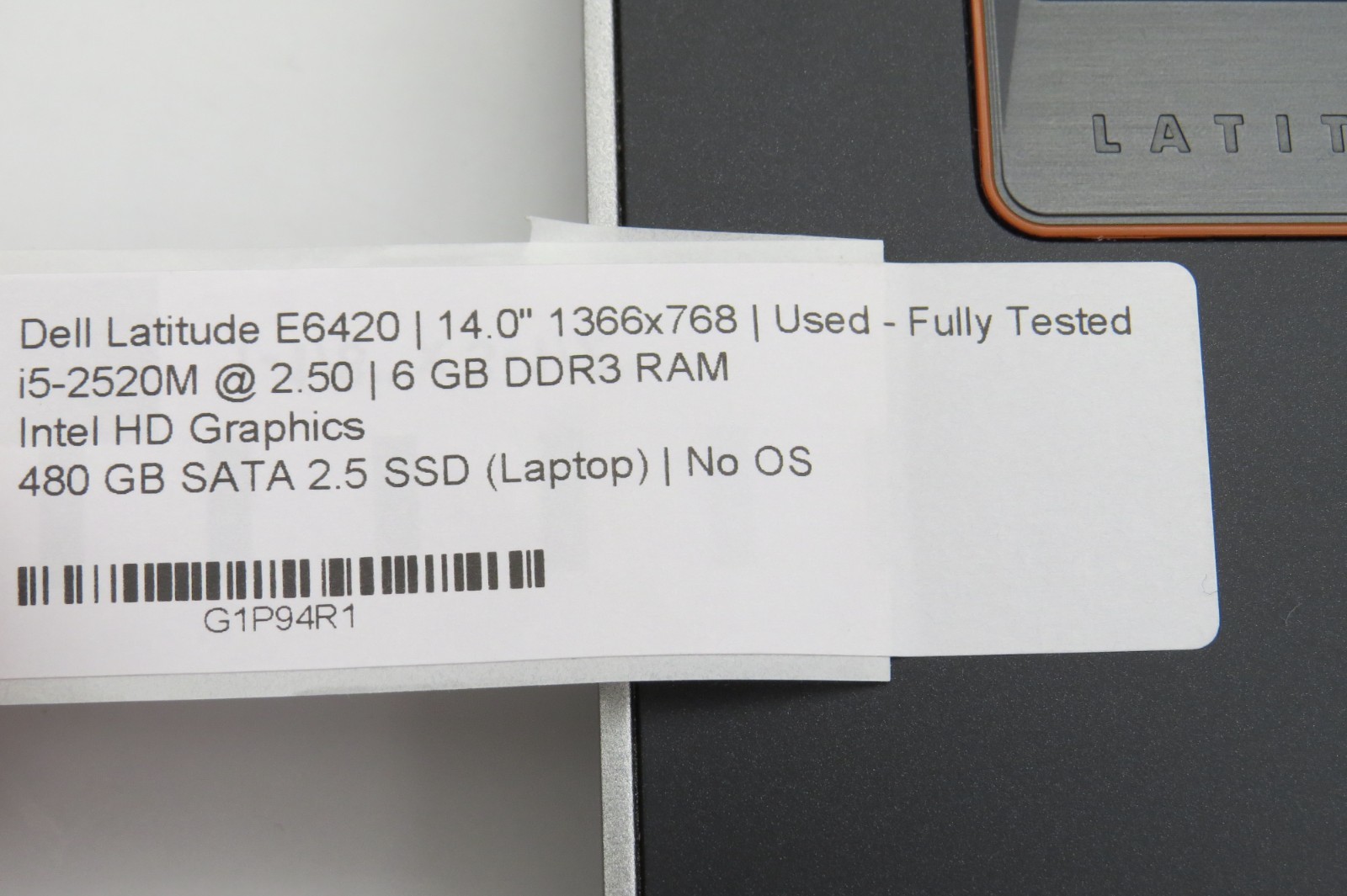 Dell Latitude E6420-14″-i5-2520M@2.5GHz-6GB DDR3 RAM-480GB 2.5 SSD-NO OS