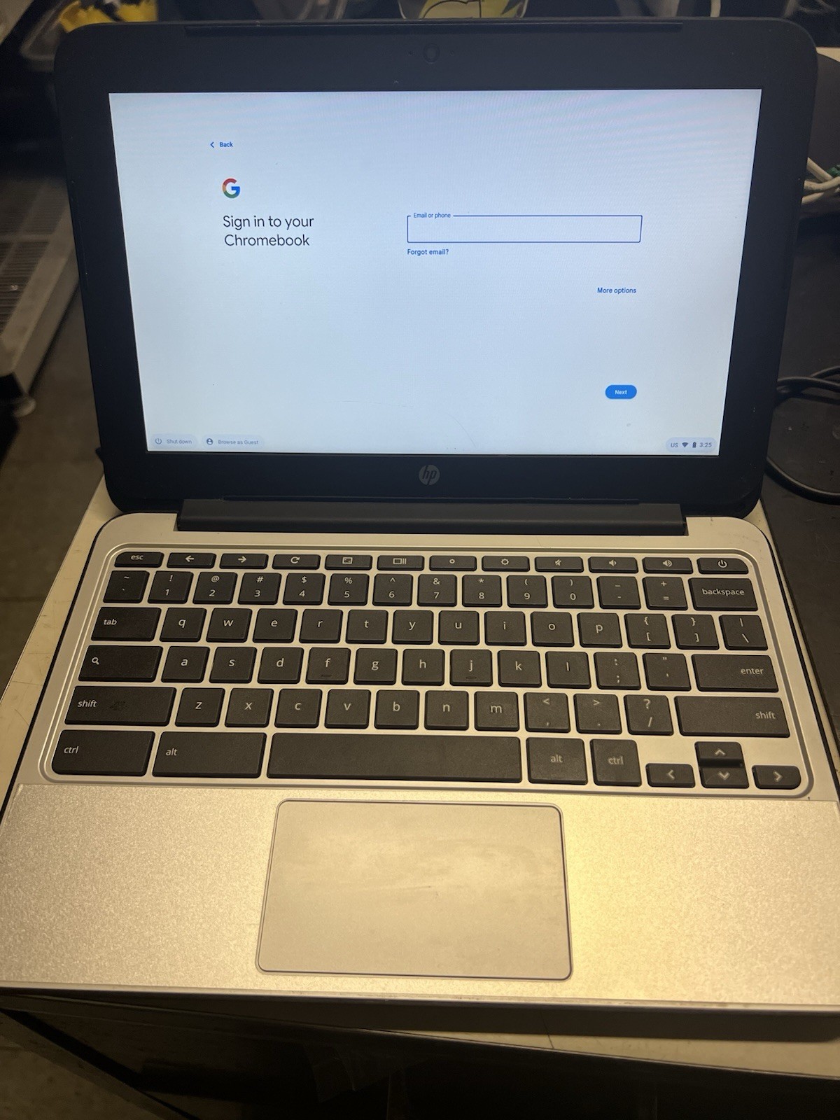 HP 11 G4 11.6″ Chromebook Intel 2.16 GHz 4GB RAM 16GB N2840 Processor
