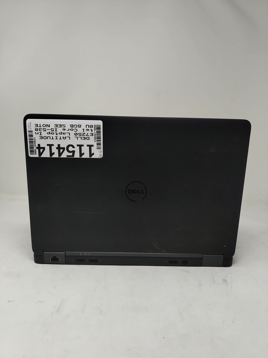 DELL LATITUDE E7250 Laptop Intel Core I5-5300U 8GB SEE NOTES