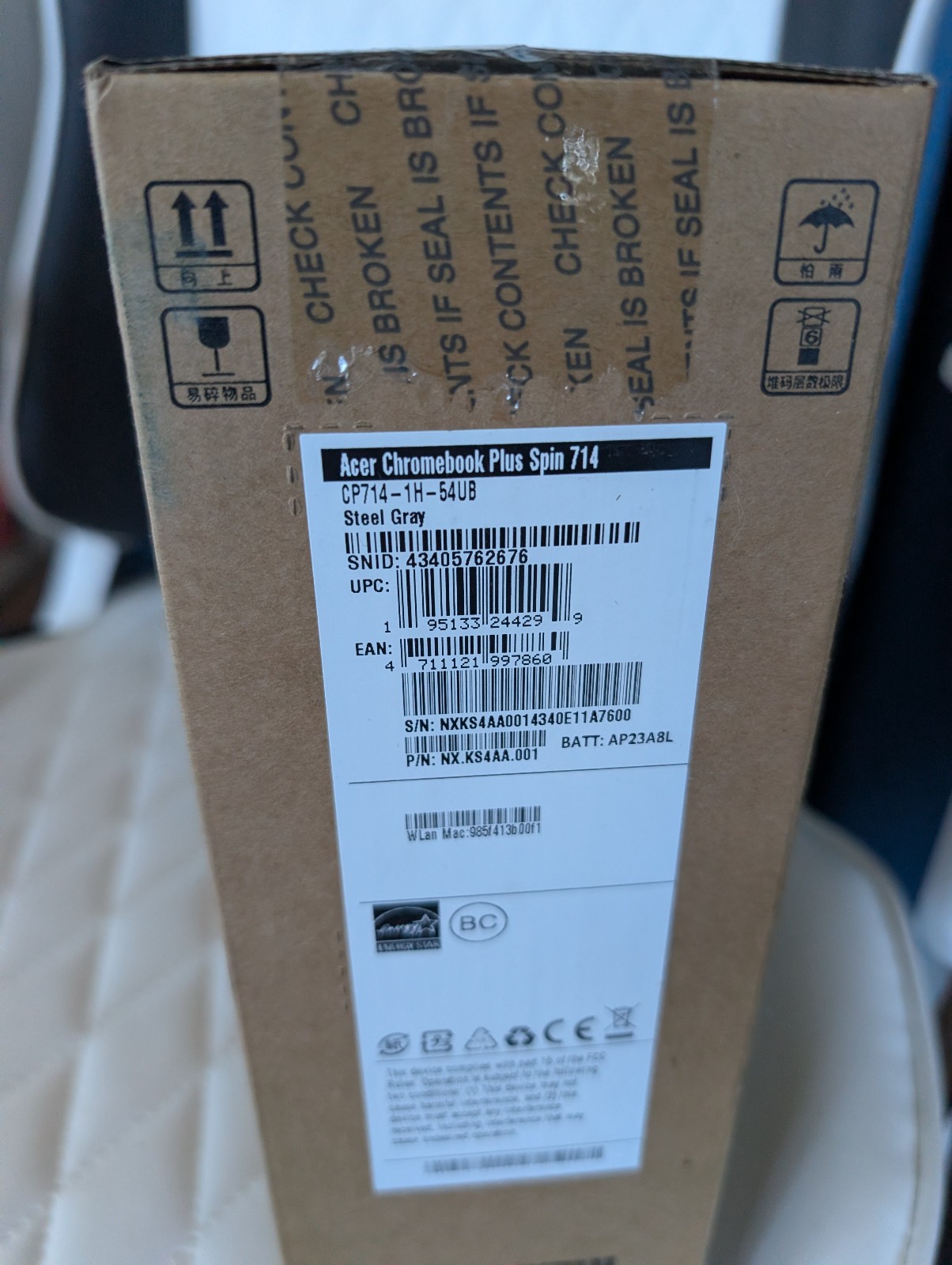 Acer Chromebook Plus Spin 714 CP714-1H-54UB – 14″ WUXGA Touchscreen