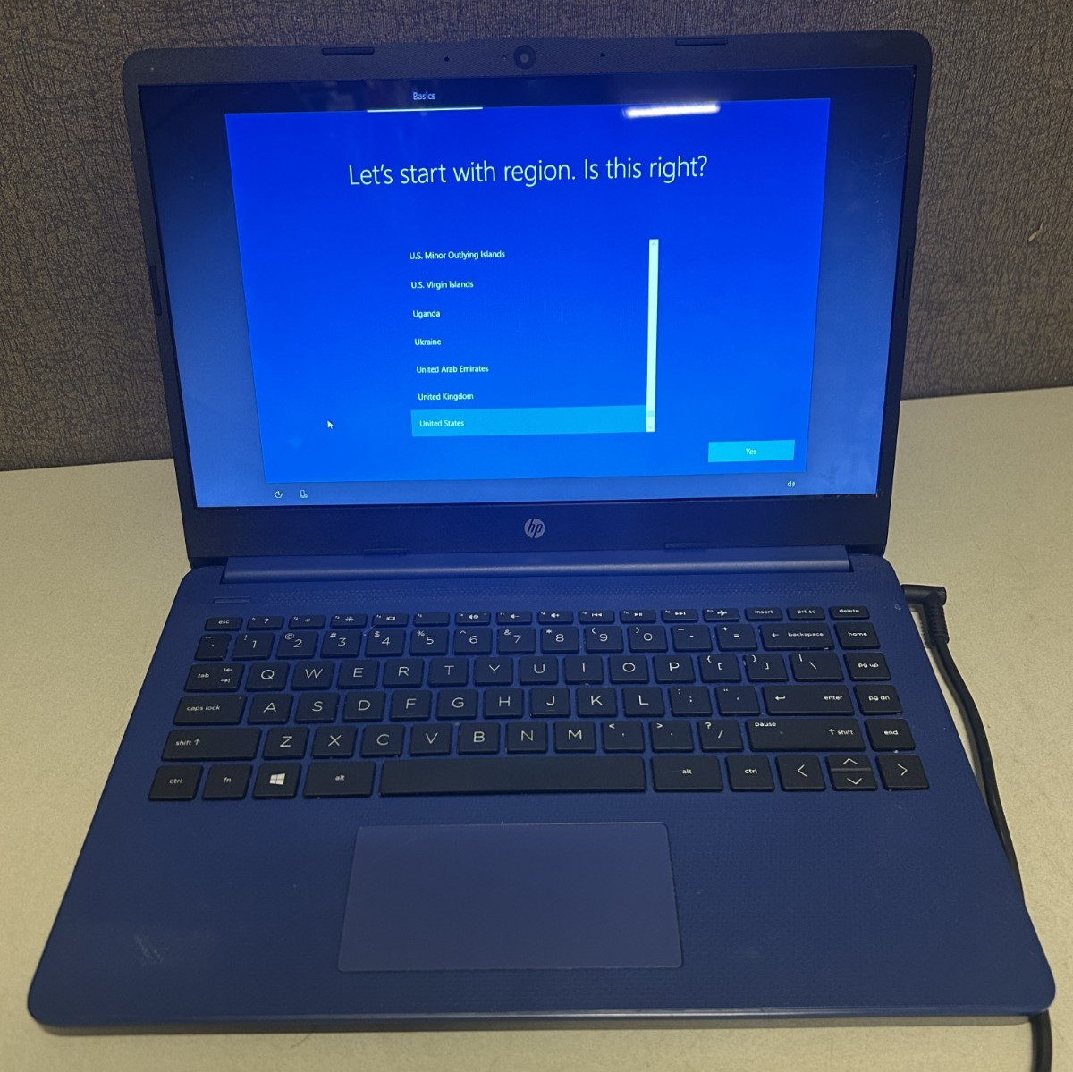HP Laptop 14-FQ0037NR Indigo Blue 14″ Touchscreen 4GB RAM Factory Reset