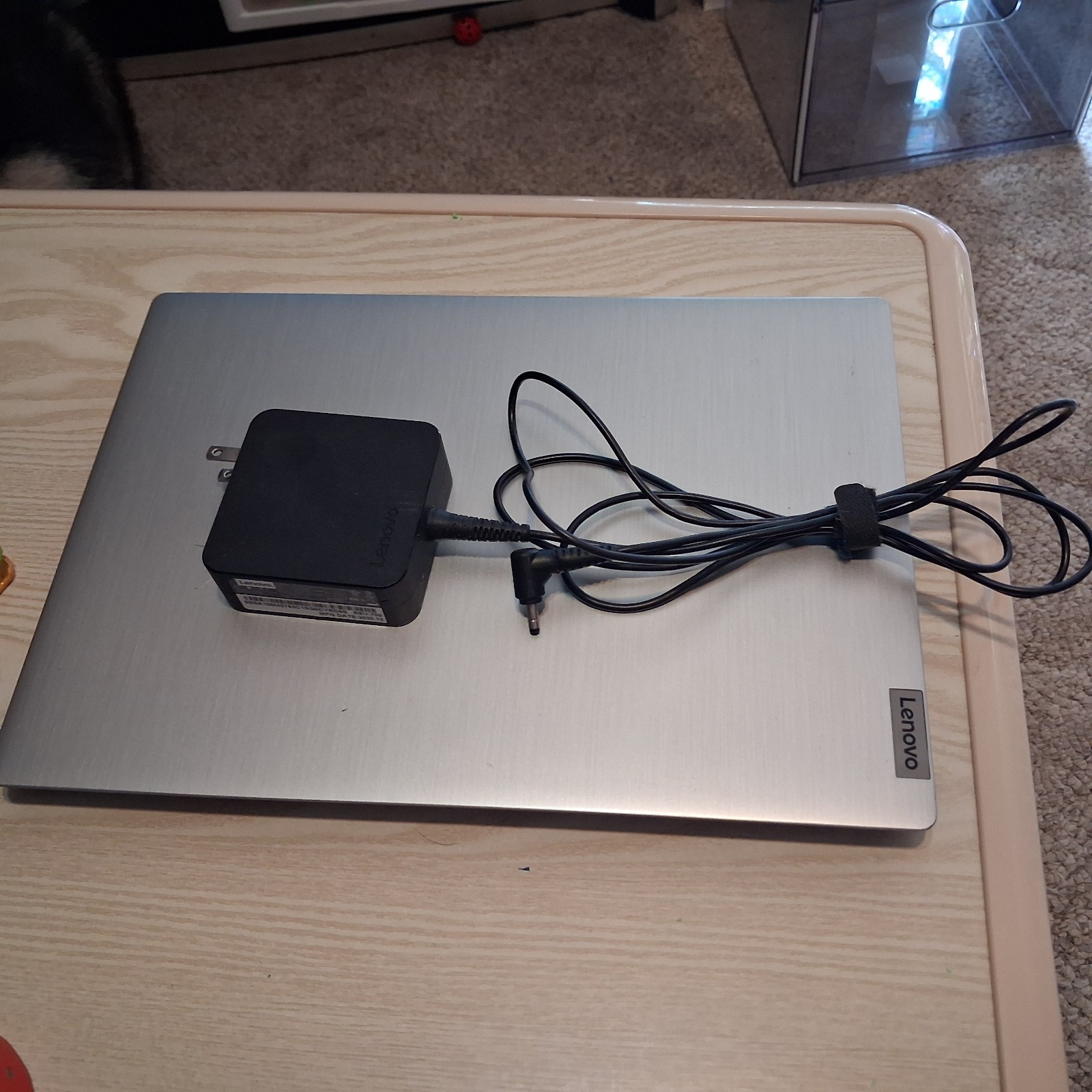 Lenovo laptop does not turn on Storage drive removed Sold as-is for parts
