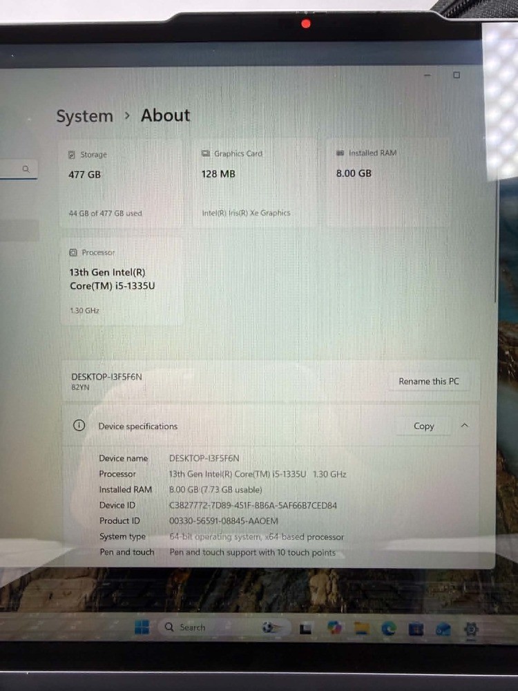 Lenovo Yoga 7i 2-in-1 14″ Laptop i5-1335U 8GB RAM 512GB SSD SPB-TS 367150