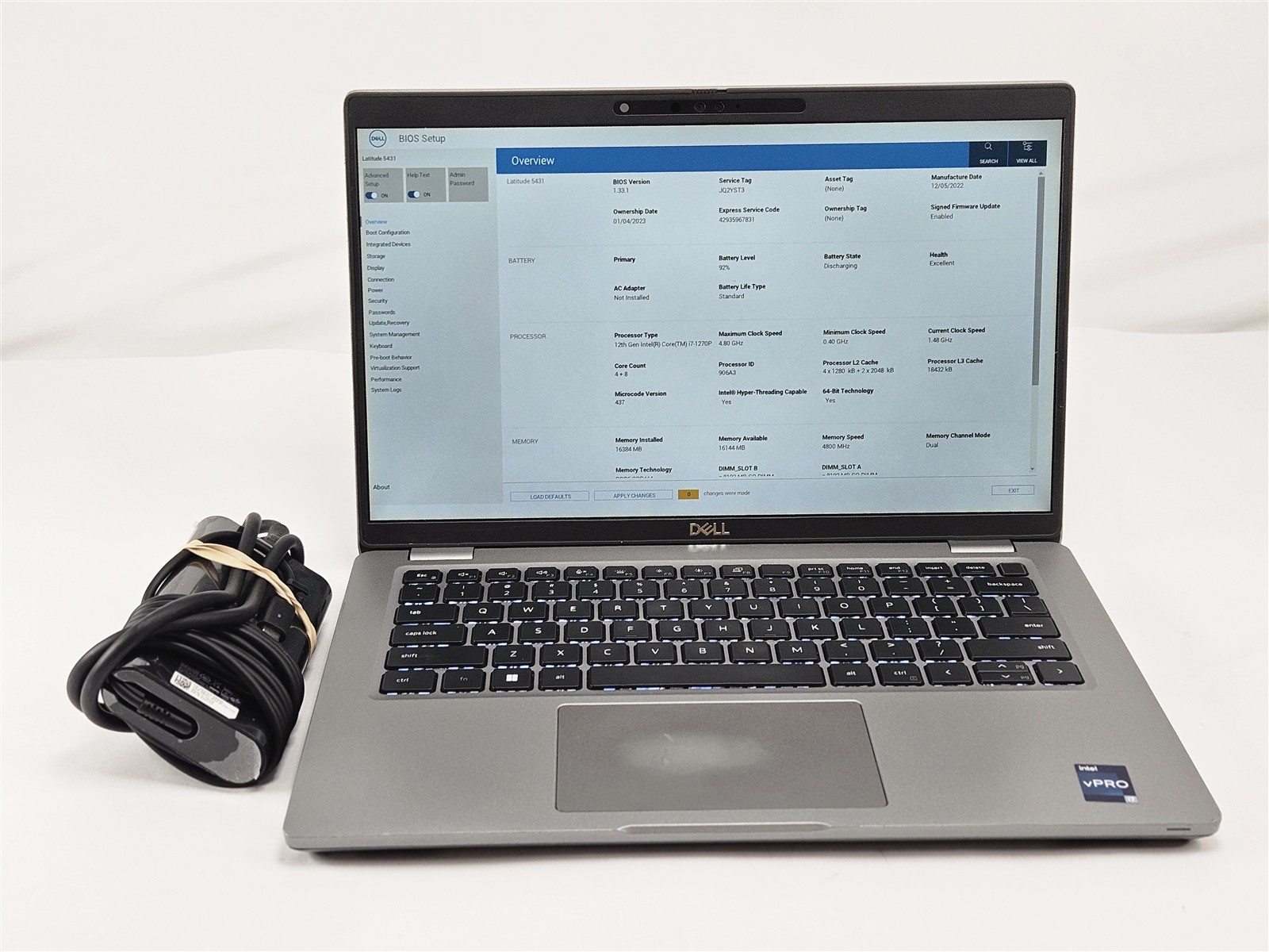 Dell i7-1270P Latitude 5431 256GB SSD 16GB RAM 14″ FHD HDMI Wi-Fi 6E No OS