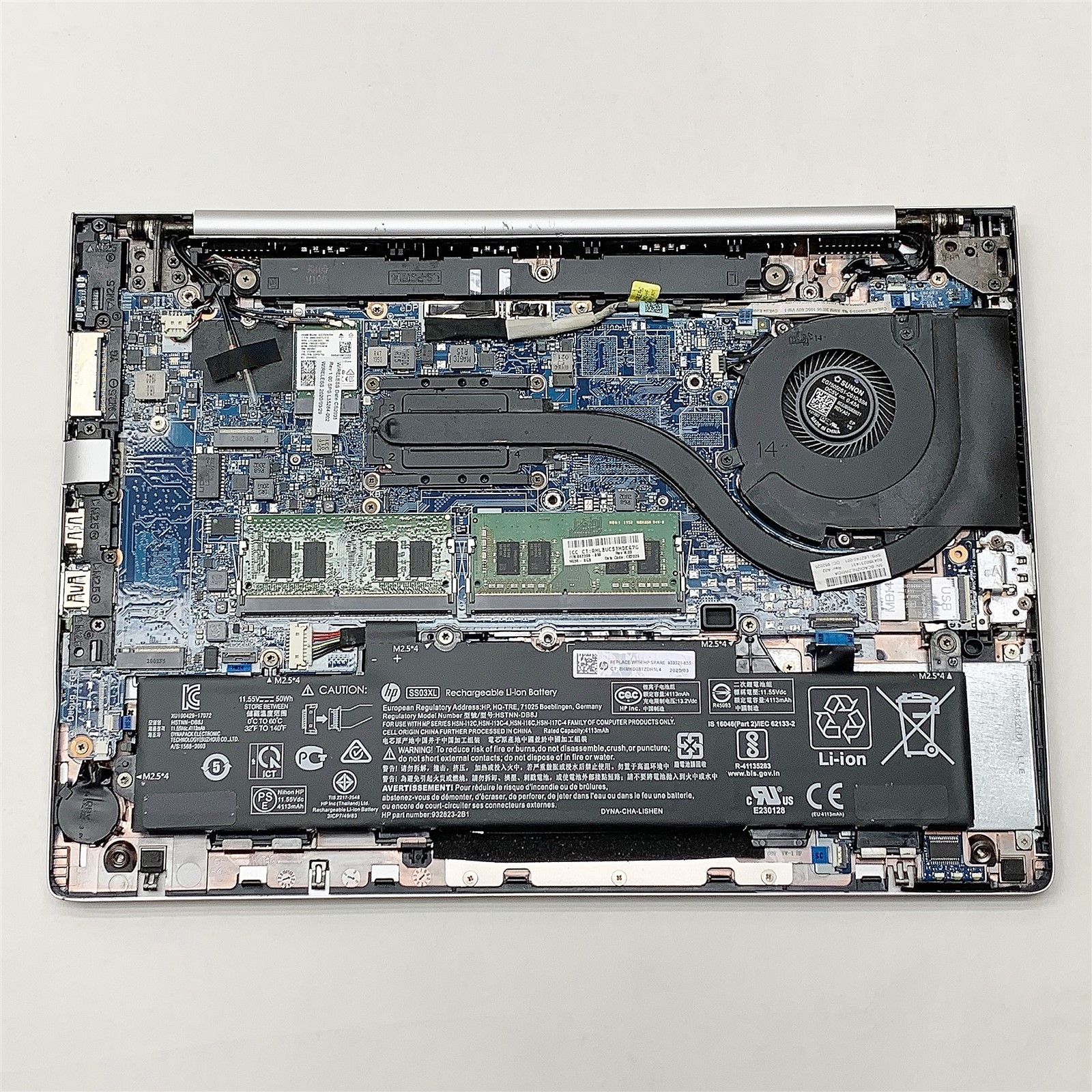 HP EliteBook 840 G6 Laptop Intel Core i7 8665U 1.90GHZ 14″ 16GB RAM NO HDD Parts