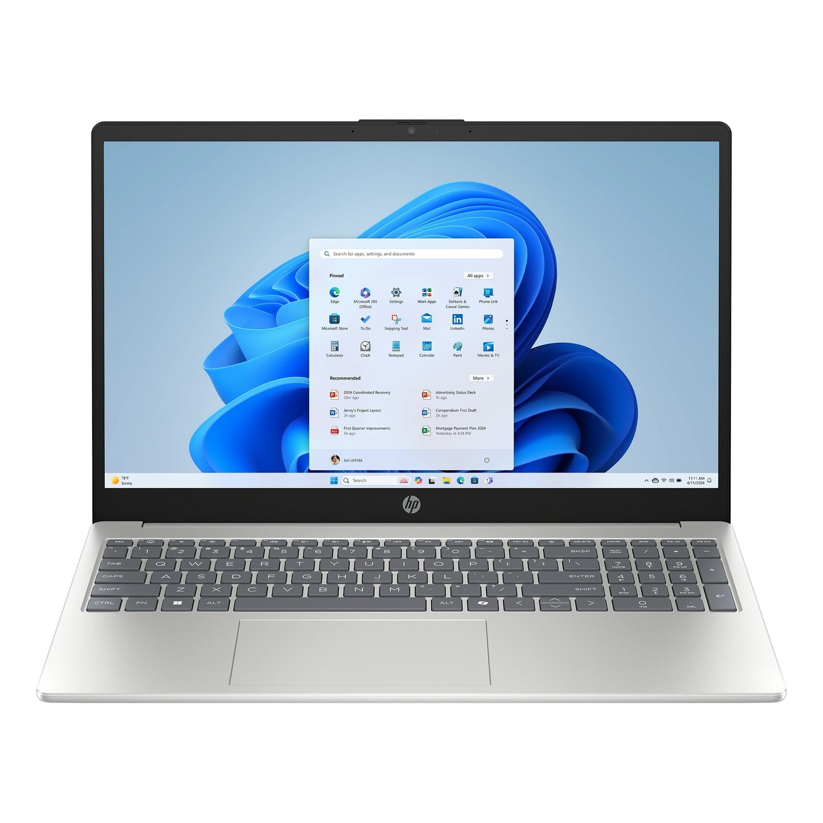 New HP 15.6″ FHD IPS Touchscreen Intel Ultra 5-125H/16GB/512GB SSD Laptop Silver