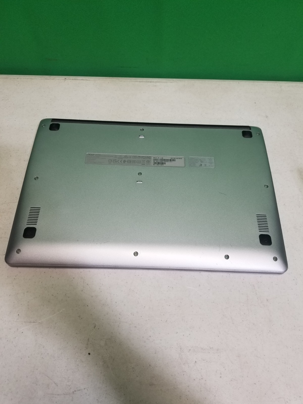 Acer Chromebook CB315-3H C7A1 15 Inch Silver Laptop Celeron N4500 Bad Battery