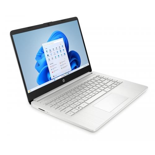 HP 14″ HD Touchscreen Laptop Intel N150 4GB RAM 128GB SSD Natural Silver Bundle