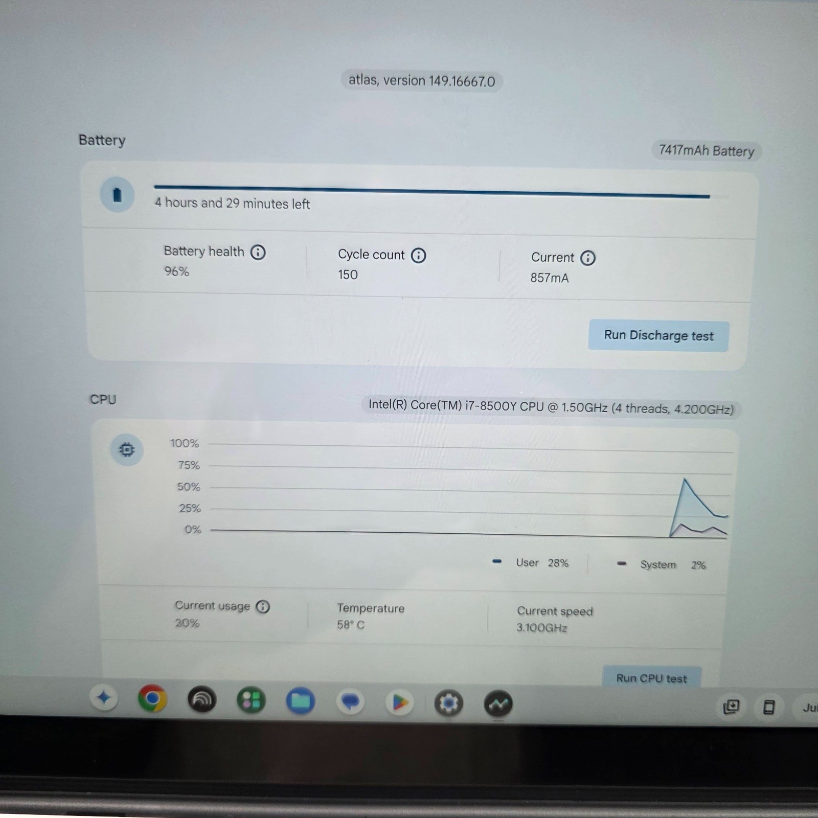 Google Pixelbook Go – NOT PINK – Chromebook 4K/UHD TOUCH i7-8th Gen 16GB 256GB