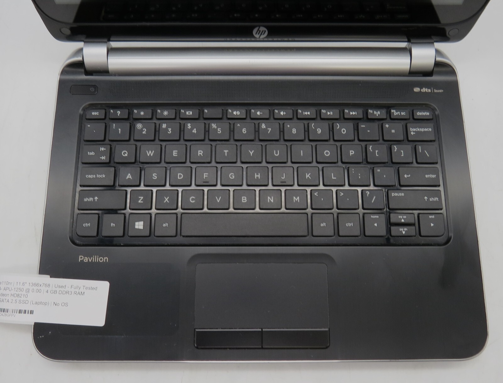 HP Pavilion 11-e110nr | AMD A4-APU-1250 | 4GB RAM | 240GB SSD | No OS *READ*