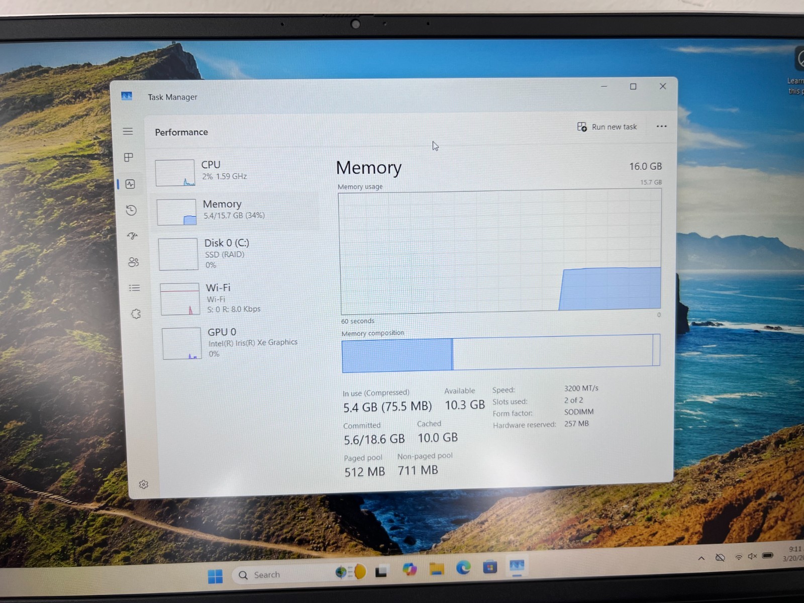 Dell Inspiron 15 5510 i7-11390H 16GB 1TB SSD 15.6″ FHD Backlit Win11 Iris Xe GPU