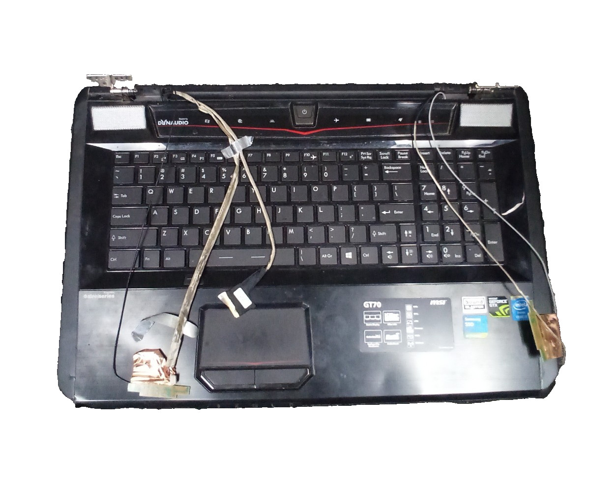 READ MSI GT70 Gaming Laptop Disassembled Parts Lot GTX 780M — No HDD, Untested