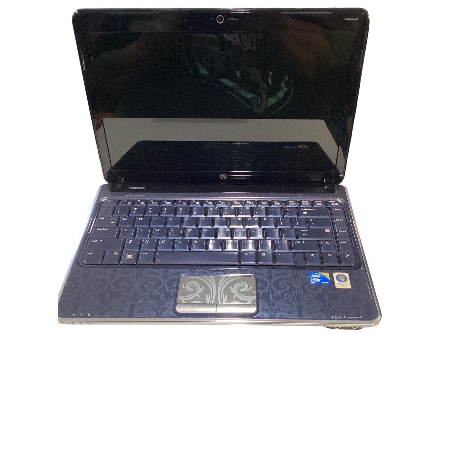 HP Pavilion dv3-2155mx LaIntel Core 2 Duo 4GB RAM Blue Damask (For Parts Only)