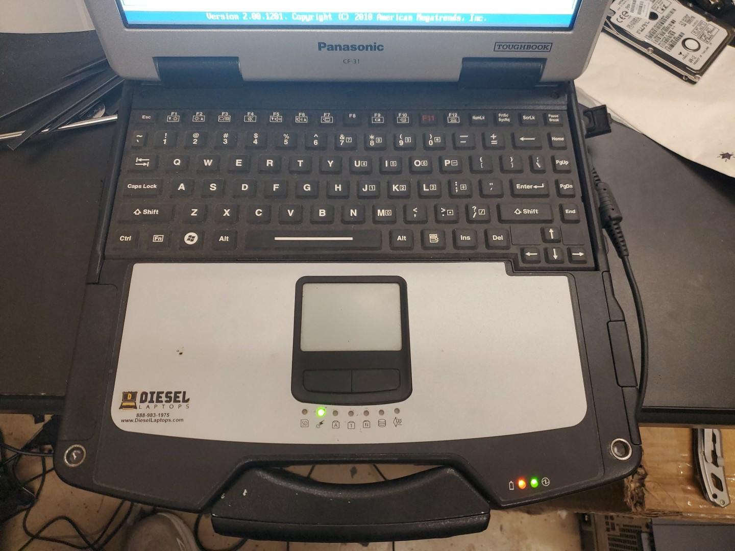 Panasonic Toughbook CF-31 MK-1 i5 520M @ 2.40GHz 8GB 13420HRS Diesel Rubber Kb