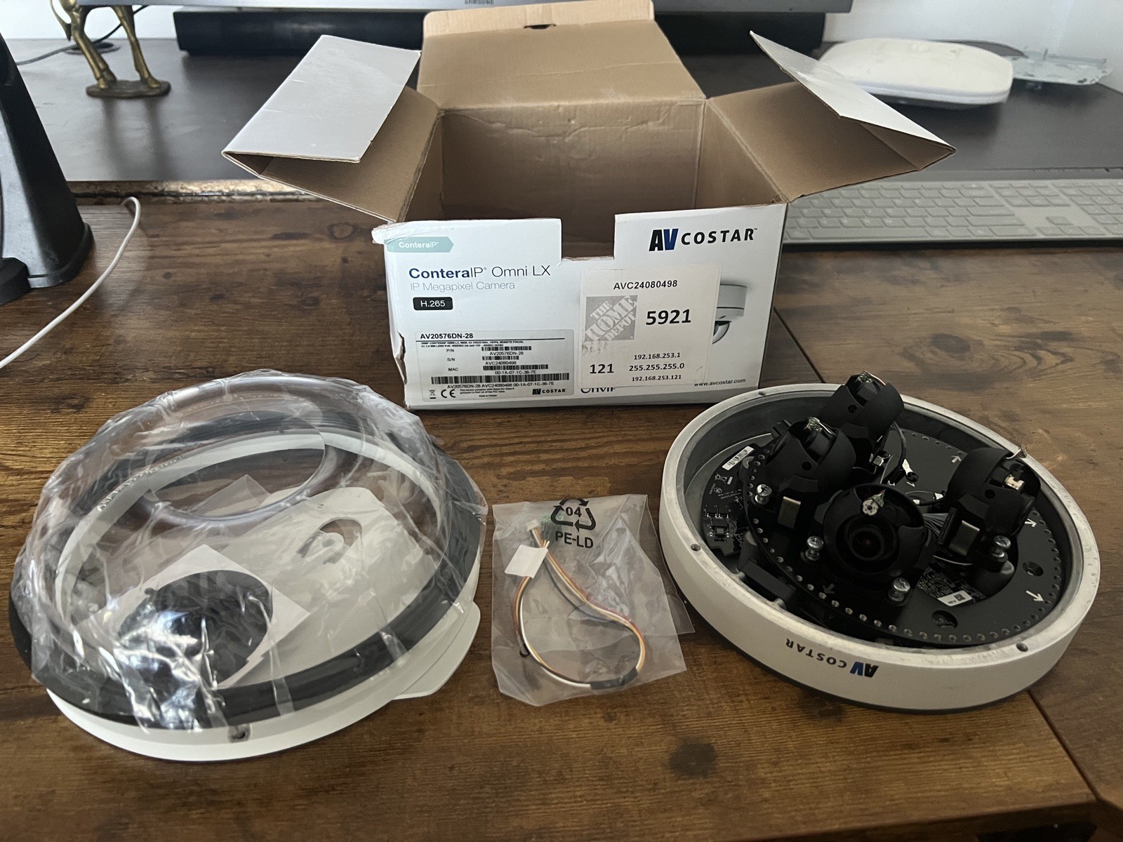 Arecont Vision AV20275DN-28 SurroundVideo 2mp WDR or 20MP H.264 Omni-Direction
