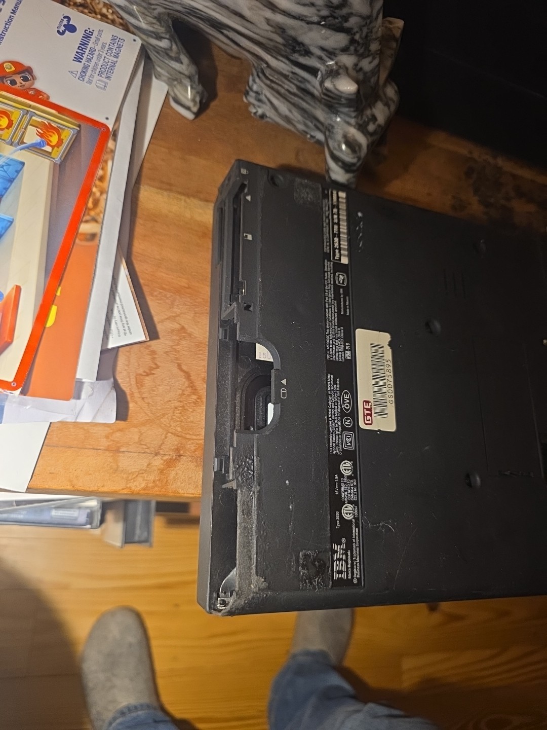 Non-working Vintage IBM ThinkPad 701C Butterfly Type 2630-5TU Win 3.1