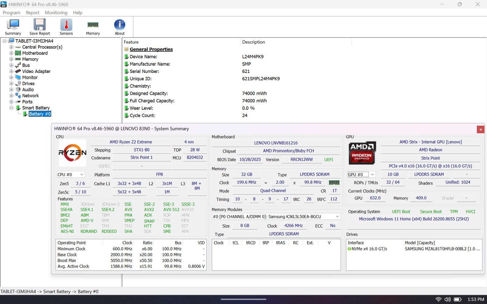 Lenovo Legion Go 2 8.8″ 144Hz Ryzen Z2 Extreme 32GB 1TB Win11 Warranty