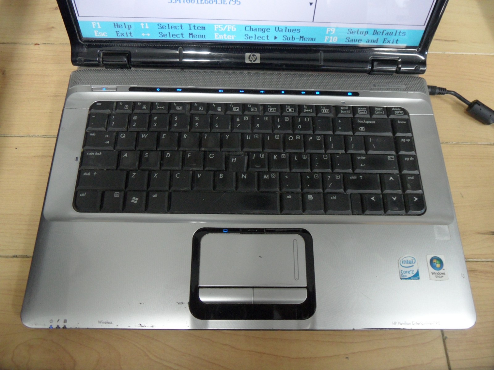 HP Pavilion dv6000 / dv6700 For Parts Posted Bios No Battery No HD 460901-001 ^