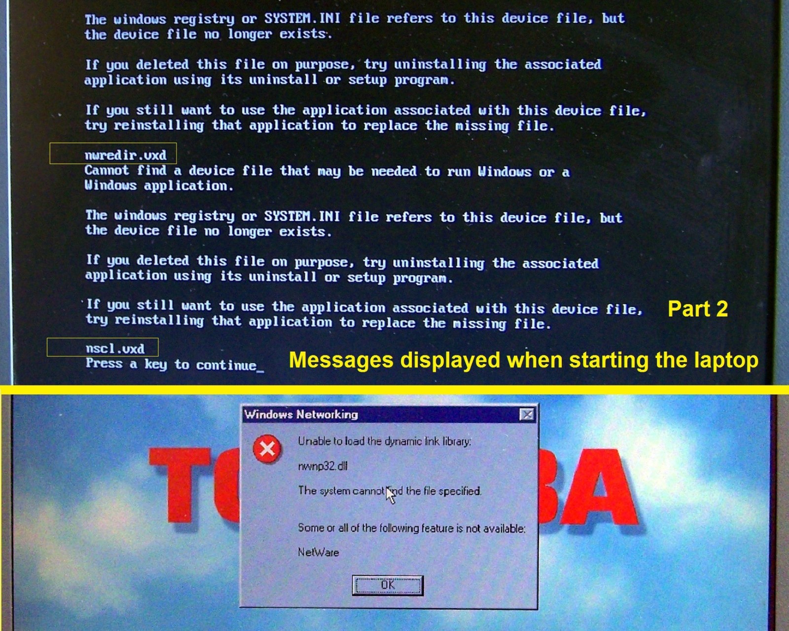 Win95 Toshiba Portege 3110CT Pentium 2, 300MHz 64MB 4GB Floppy Dos-ΝΟ armada cds