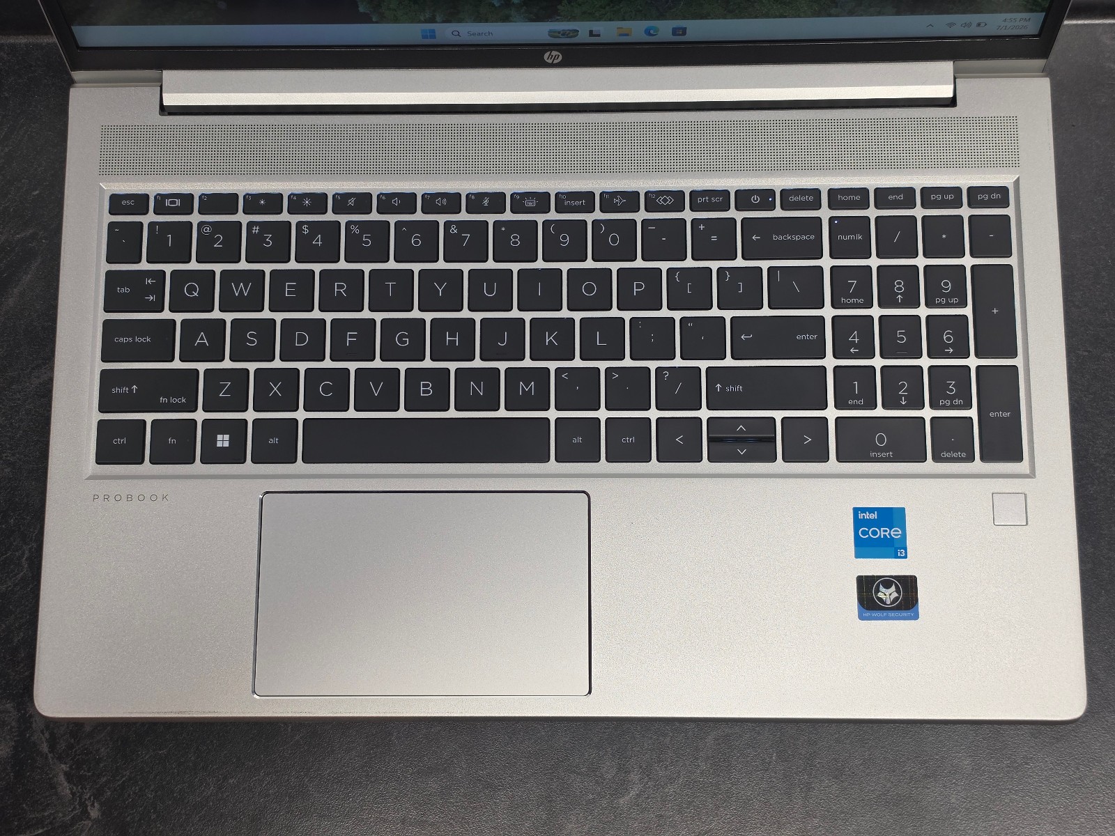 HP ProBook 450 G9 15″ Windows 11 Laptop – i3-1215U, 16GB RAM, New 256GB SSD, FHD