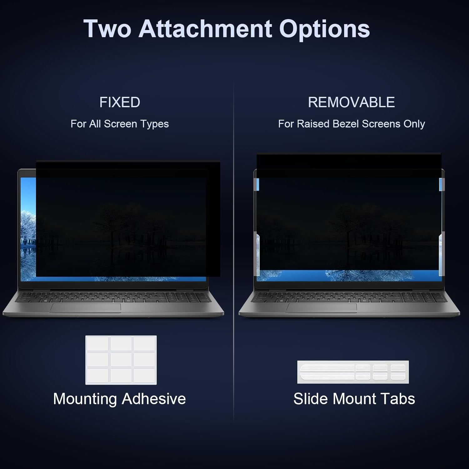 17.3 Inch 16:9 Laptop Privacy Screen Filter, Anti Scratch Anti Spy Anti Glare