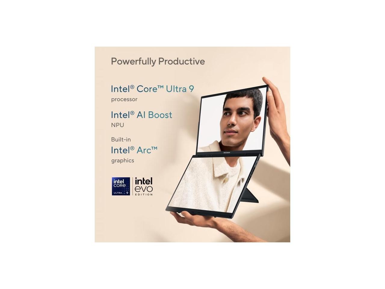 Asus UX8406CAPS99T ZenBook Duo 14″ 3K Touchscreen 2-in-1 Laptop