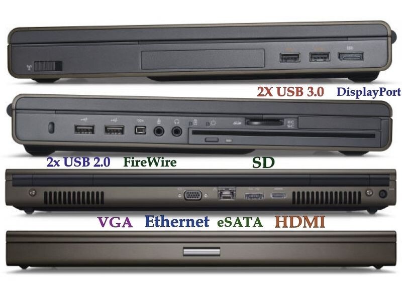 Workstation DELL M4600 15.6 RGB i7-QUAD Fast 3TB SSD DVDRW 32GB Quadro 2000 DOCK