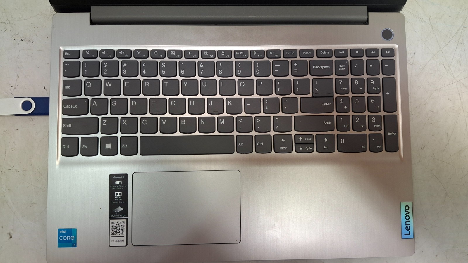 Lenovo IdeaPad 3 15.6″ (i3-1115G4, 8GB RAM) NO STORAGE/ NO PERIPHERALS