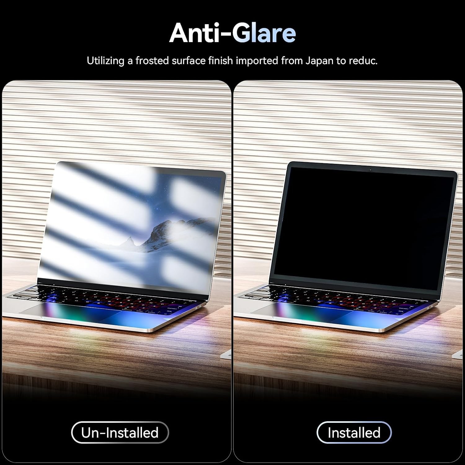 14 Inch Magnetic Privacy Screen for 16:9 Laptops, Removable Anti-Glare Filter