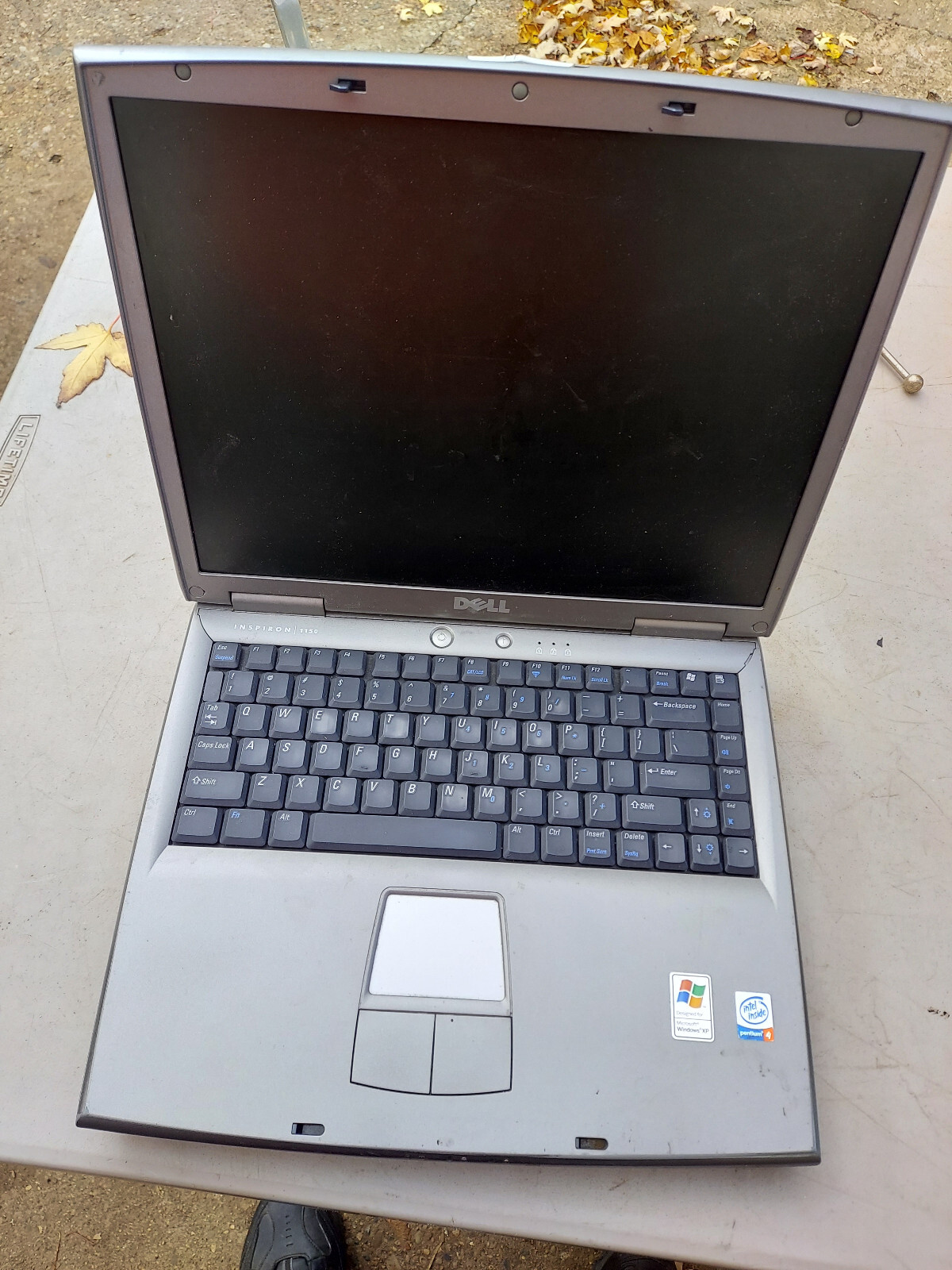 22PP32 DELL INSPIRION 1150, FOR PARTS OR REPAIR, UNTESTED