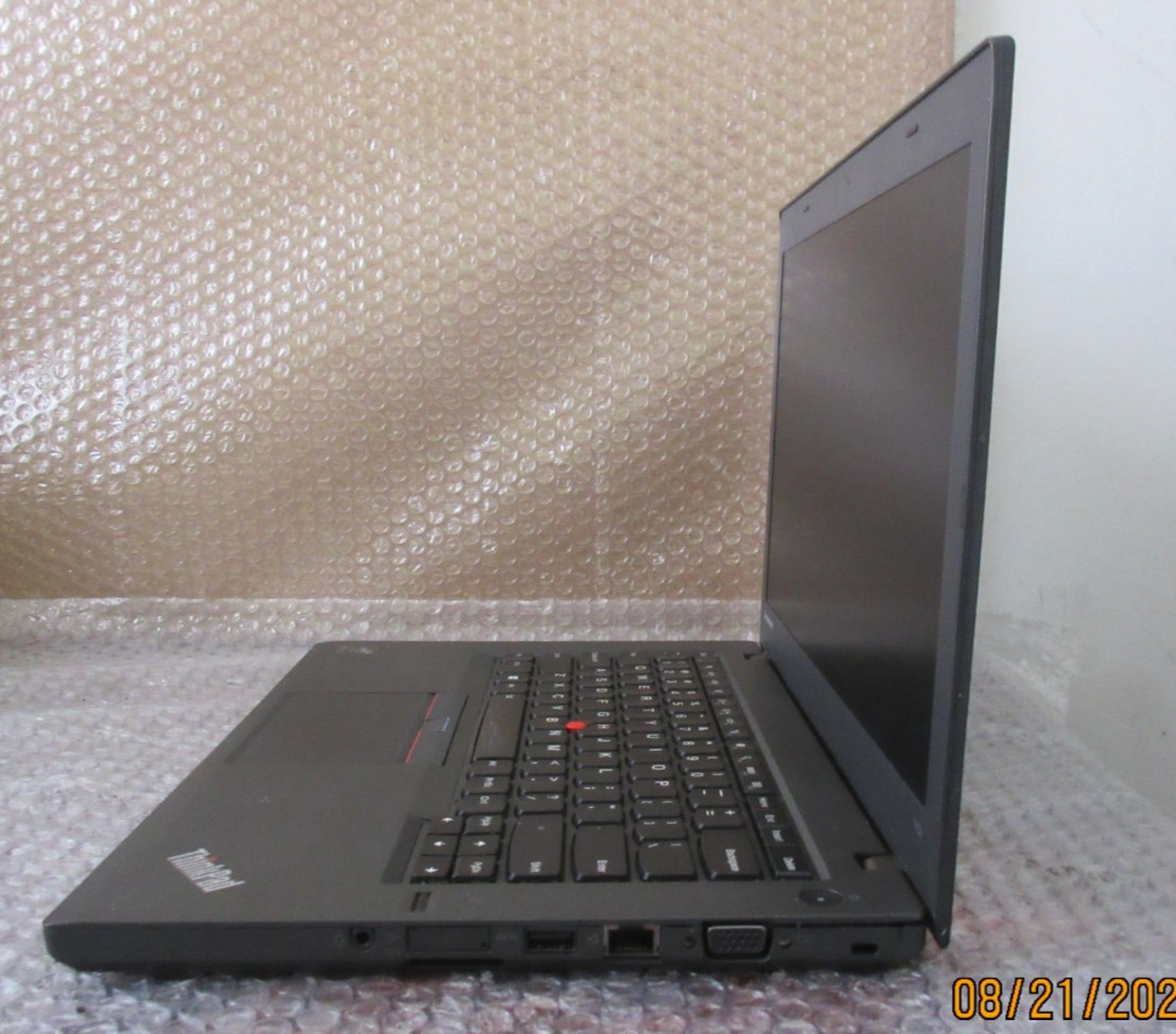 Lenovo Thinkpad T450 i3-5010U @ 2.1Ghz 8GB RAM NO OS/BATTERY/HDD/SSD.