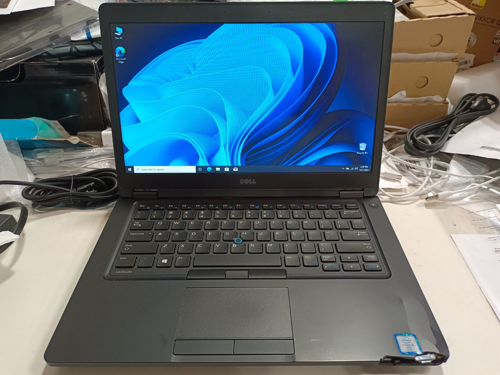 Dell Latitude 5480 14″ Laptop PC Intel i5-6300U 2.4GHz 8GB Ram 256GB SSD Win10P