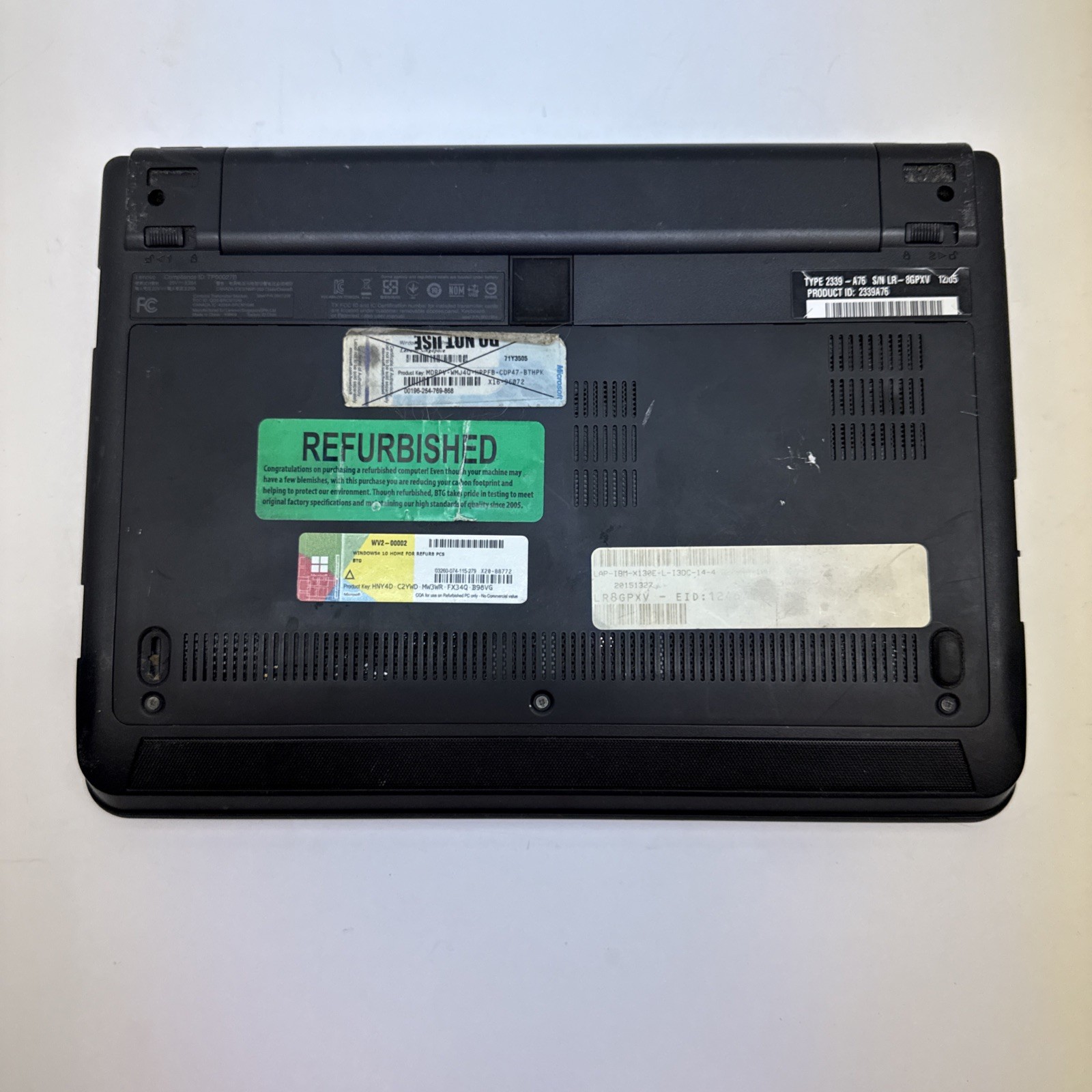 LENOVO THINKPAD x130e AMD 4GB RAM – Bad Screen Backlight – Powers On – As Is –