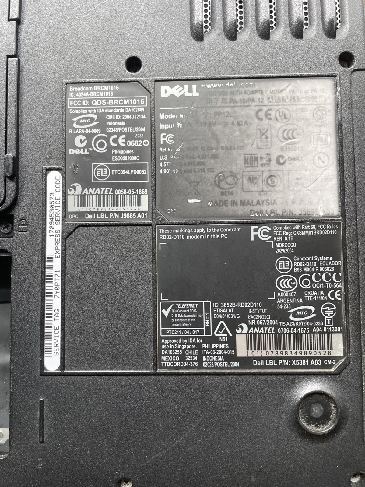 Dell Inspiron 6000 Intel Celeron M 1.3GHz 1GB 40GB WinXP Vintage Laptop *READ*