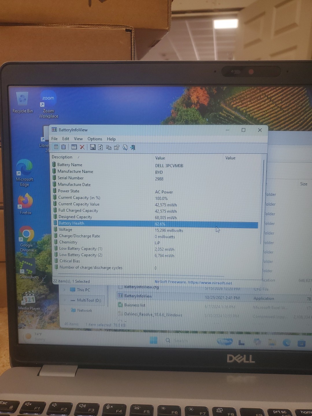 Dell Precision 3550 Laptop – i5-10310U 8GB 256GB SSD 15.6″ 051526-5
