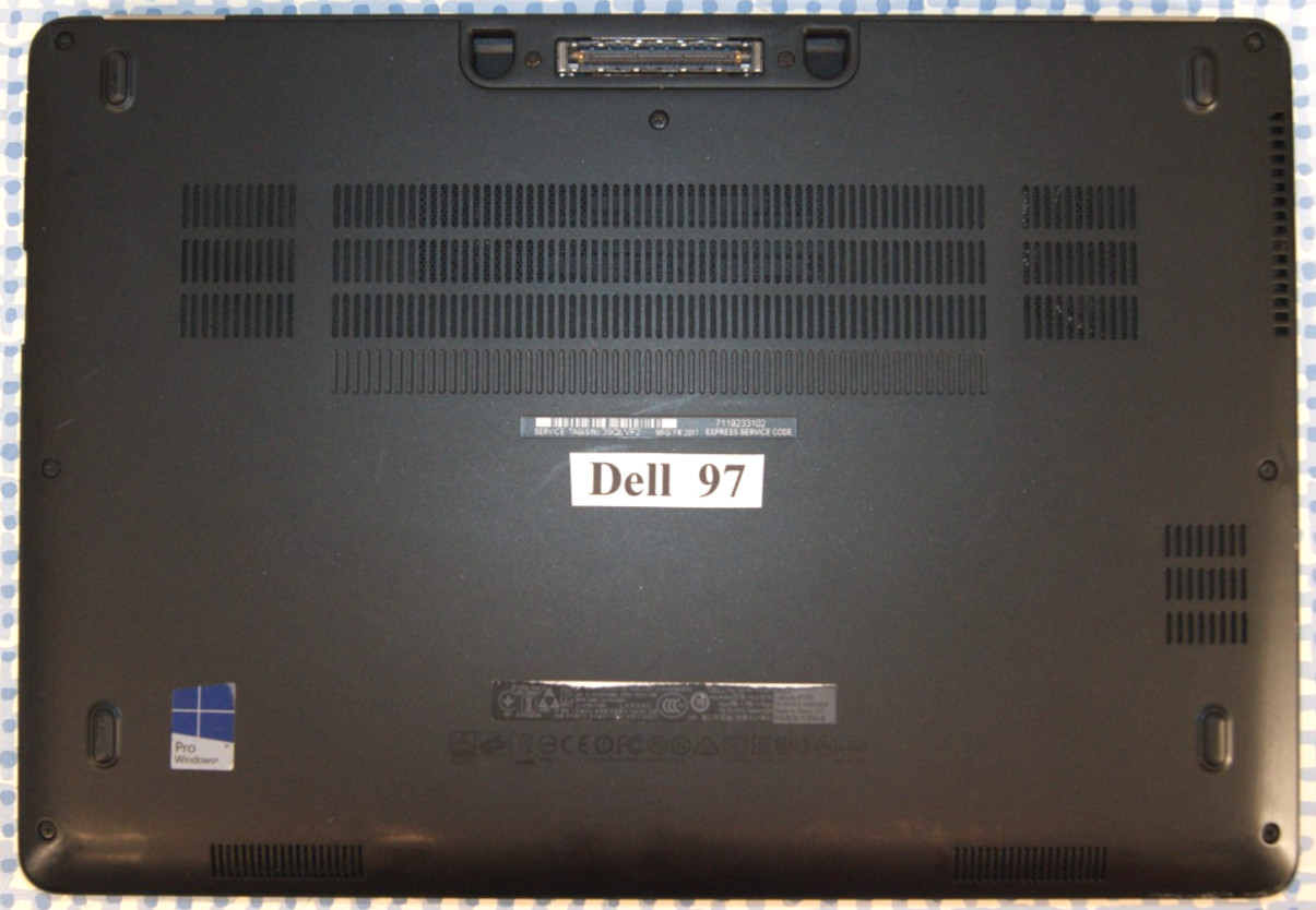 Dell Latitude E7470-i5-6300U@2.40GHz 8GB DDR4 Ram 128GB NFGG SSD W11P