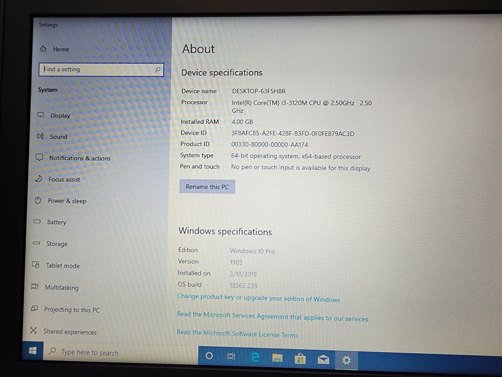 Dell Latitude E5430 Intel i3-3120M 2.5GHz 4GB RAM 320GB HDD Win10Pro