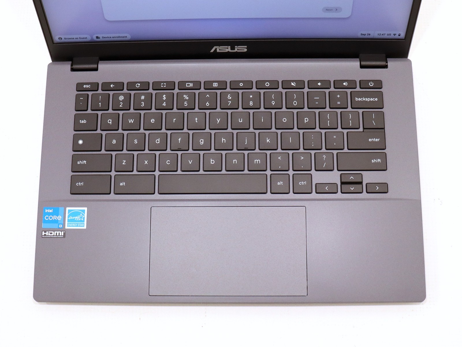 ASUS Chromebook Plus 14″ CX3402CB Intel i3-1215U 8G RAM 128G SSD 90NX06J2-M002B0