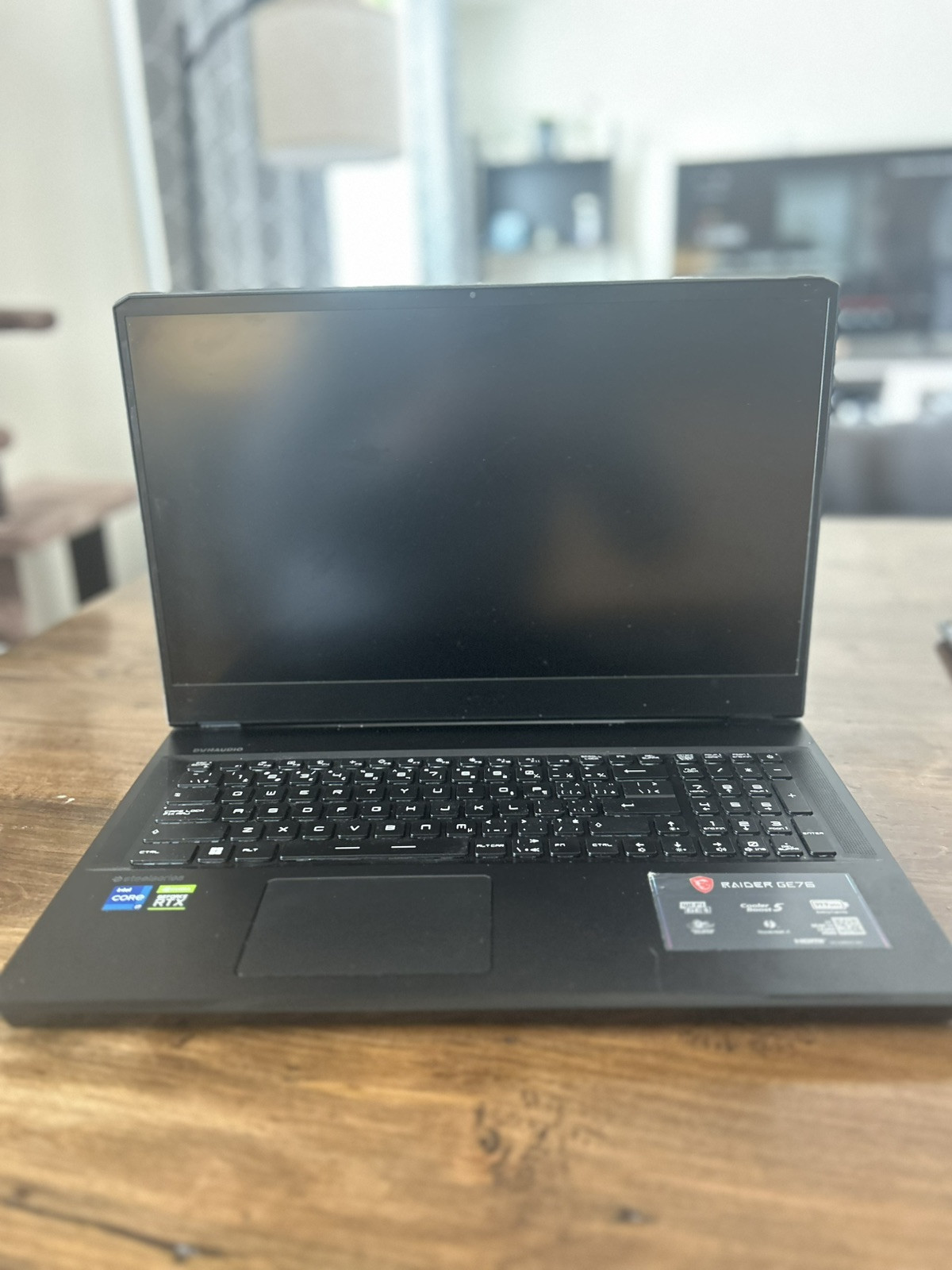 MSI Raider ge76 Gaming laptop