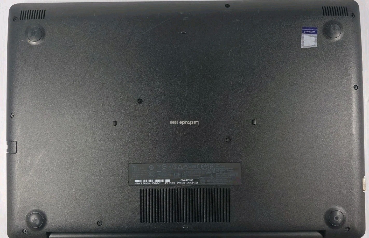 DELL LATITUDE 3590 Laptop I3-6006U 16GB RAM NO HDD