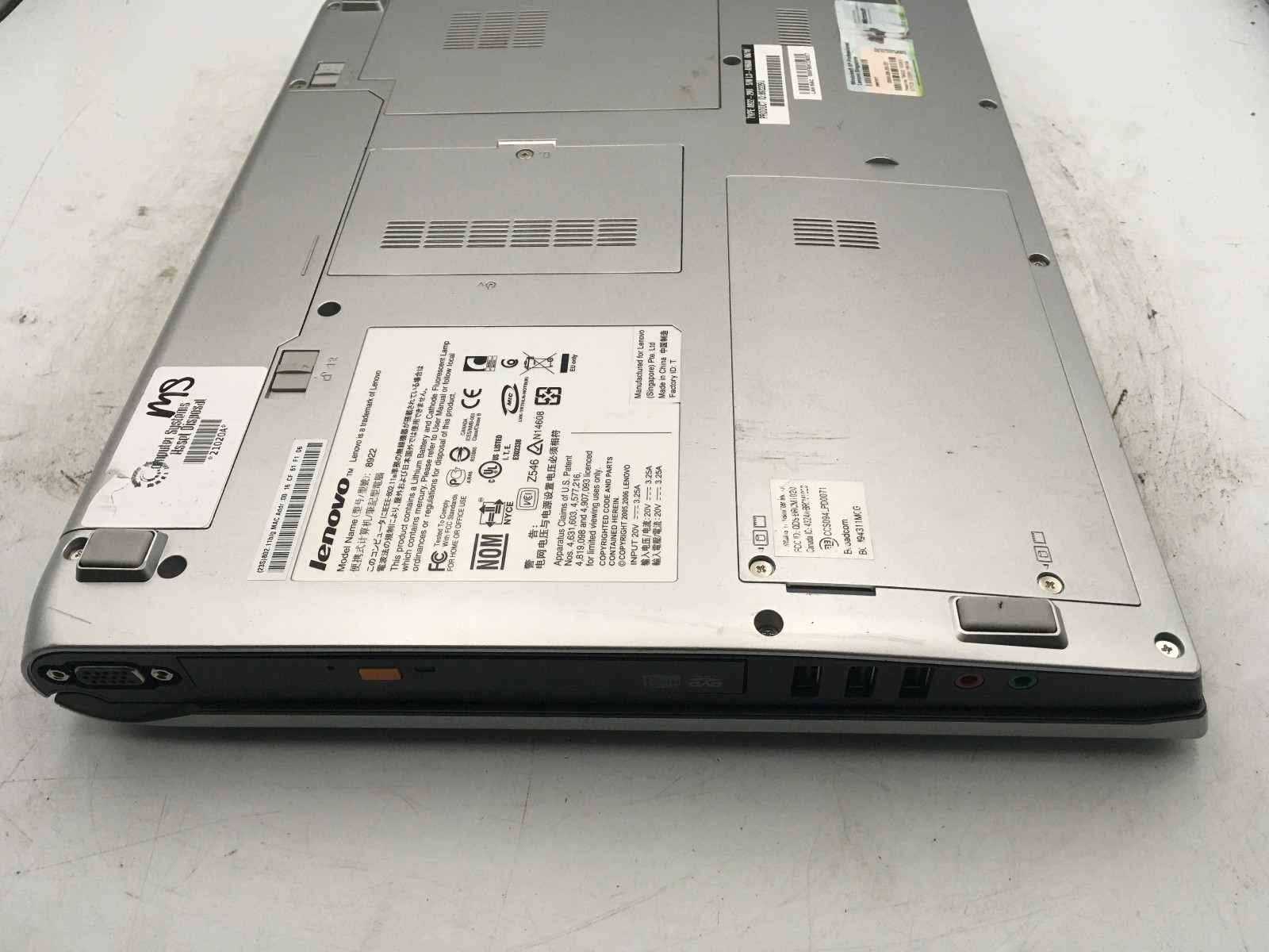 LENOVO 3000 C200 – BOOTS TO BIOS – INTEL CELERON M – 512MB RAM – READ DESC – BB!