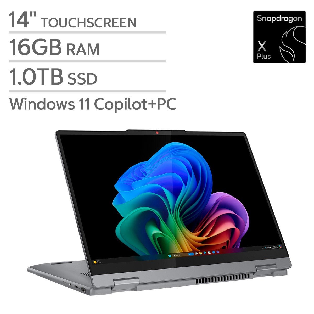 Lenovo Ideapad 5x 14″ 2in1 Touch Snapdragon X Plus – 16GB, 1TB SSD, W11 Copilot+
