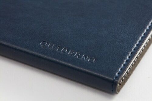 Fujitsu QUADERNO A5 Exclusive Cover Beige Navy FMVC51B Dedicated Leather Taste